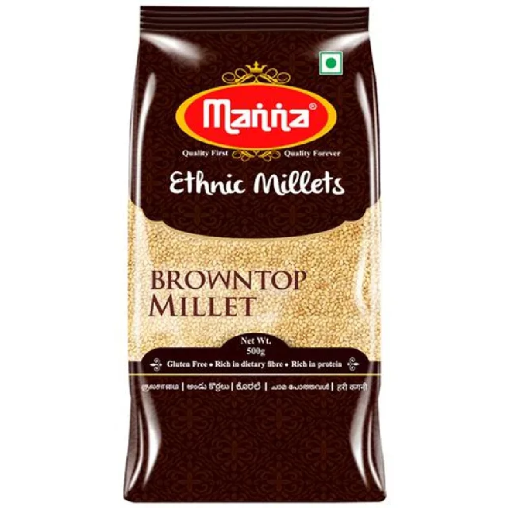 Manna Browntop Millet - Chotti Kangni - Andu Korralu - Korale - Rich In Protein, Gluten Free, 500 g-1.webp